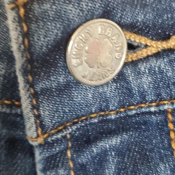 Lucky Brand Sweet'N Straight Womens Denim Distressed Jeans Size 8/29 L - Picture 3 of 11